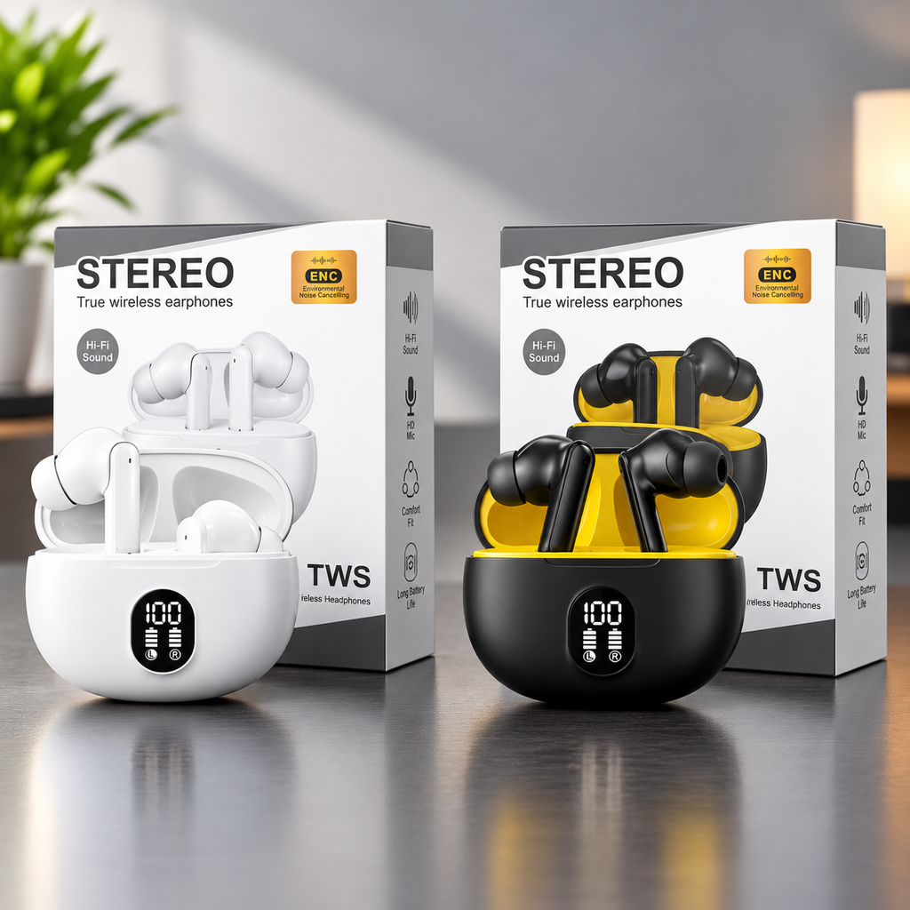 Stereo Earbuds | Parcel Allow to Open