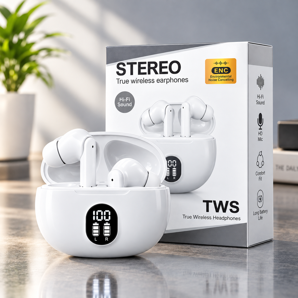 Stereo Earbuds | Parcel Allow to Open